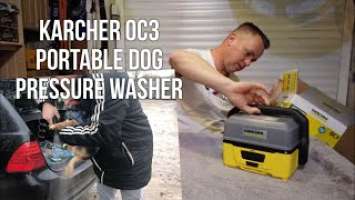 Karcher Electric Dog Washer "The OC3 Portable Pressure Washer Review"