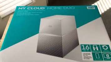 My Cloud Home Duo WD 16TB Network Attached Storage NAS Unboxing