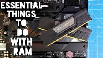 Essential things to do with your RAM before and after installing featuring Corair's Vengeance DDR5