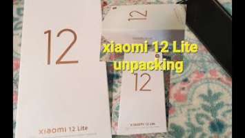 Xiaomi 12 Lite mobile unboxing | unpacking xiaomi 12 Lote | new xiaomi 12 Lite mobile