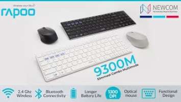 RAPOO 9300M an Ultra-slim, Metal Windows Keyboard & Mouse Review