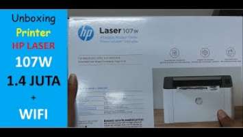 Unboxing Printer Laser HP PRO 107W-Printer Wi-Fi Branded Murah