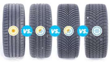 Michelin Pilot Sport 4S vs PIlot Sport AllSeason 4 vs CrossClimate 2 vs X-Ice Snow! Tested and Rated