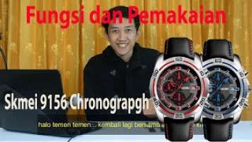 Review Unboxing Skmei 9156 Chronograph / Harga Jual dan Beli /Jam Tangan Oppa Ganteng