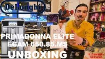 Unboxing Delonghi ECAM 650.85.MS PRIMADONNA ELITE #delonghi #coffee #espresso