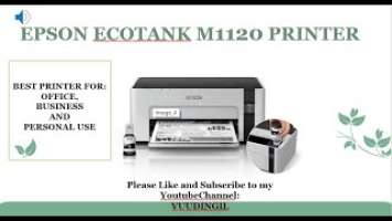 Epson EcoTank M1120 Printer Review and Specs