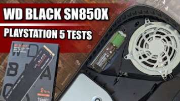 WD Black SN850X SSD PS5 Tests