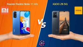 Xiaomi Redmi Note 11 4G Vs iQOO Z6 5G - Full Comparison [Full Specifications]