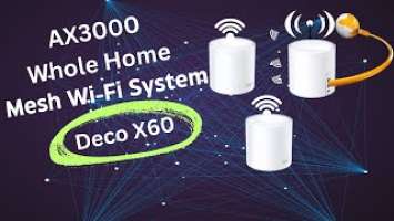 Deco X60 AX3000 Whole Home Mesh Wi-Fi System Unboxing Review - Urdu/Hindi