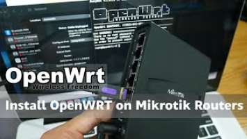 Install OpenWRT on Mikrotik routers - Mikrotik HAP AC2