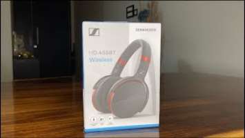 Sennheiser HD 458BT unboxing | Best Active Noise Cancellation Under 8k | 30Hrs Battery