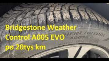 Bridgestone Weather Control A005 EVO po 20tys km | Peugeot 508