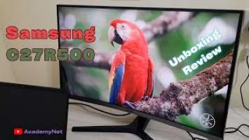 Samsung Curved Monitor C27R500 27 Inch VA Panel Full HD - Unboxing & Review