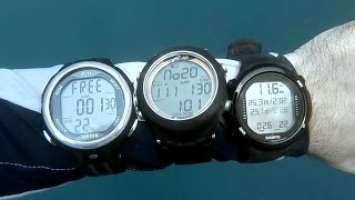 Suunto D4i vs Aeris F10 F11 | Freediving Watch Comparison