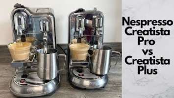 Nespresso Creatista Plus VS Nespresso Creatista Pro Coffee machine review