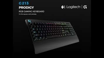 Распаковка и обзор игровой клавиатуры Logitech G213 Prodigy (2160р 4К)