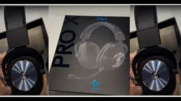 LOGITECH G PRO X || BLUE VOICE || GAMING HEADSET || UNBOXING ||