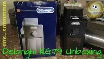 Delonghi KG79 Burr Grinder Unboxing & Review.