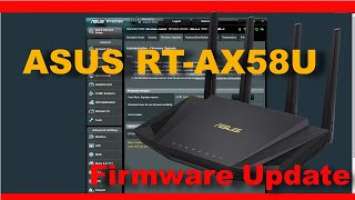 ASUS RT-AX58U Firmware update