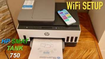 HP Smart Tank 750 WiFi Setup.