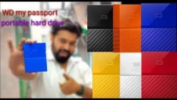 WD MY PASSPORT PORTABLE HARD DISK Unboxing and review