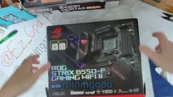 Новая Asus Rog Strix B550 F Gaming WIFI II + бу Ballistix ddr4 3600 2*8g，190$+65$. телега @ez_gpu