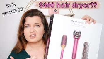 DYSON SUPERSONIC HAIR DRYER HONEST REVIEW! Is it worth it?? | Carlie Jade