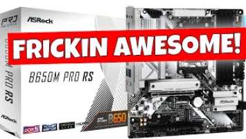 BEST Cheap AM5 MATX ASRock B650M Pro RS Wifi Motherboard Tour & Overview