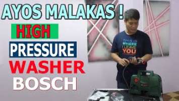 UNBOXING and REVIEW Bosch Easy Aquatak 100 Portable High Pressure Washer