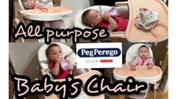 PegPerego Prima Pappa Follow Me Baby’s Chair (Unboxing)