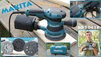 Орбитальная шлифмашина Makita BO5041K - Обзор и Тест