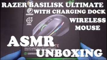 Razer Basilisk Ultimate with Charging Dock Unboxing ASMR