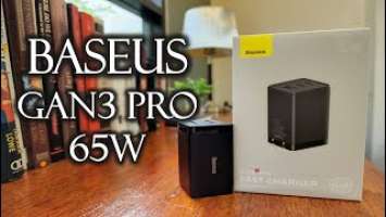 Baseus GaN3 Pro 65W | Best Fast Charger for S22 Ultra and other Smartphones | Unbox and Review