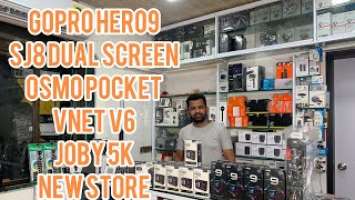 Gopro hero9 black with hologram||sj8 dual screen ||osmo pocket||Joby 5k ||sjcam #camtronicsindia