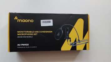 Maono AU-PM422 Condenser Microphone Set | #maono  | #microphone