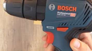 Unboxing Cordless Impact Drill/Driver Bosch GSB 12V 30 Professional - Bob The Tool Man