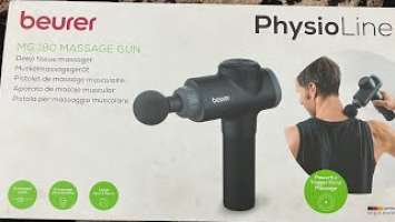 Beurer | MG 180 | massage gun | how to use | own vibes