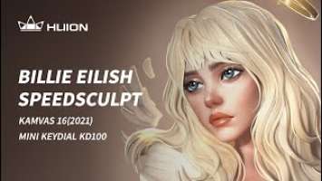 Use of Kamvas 16(2021)- Billie Eilish Speed Sculpt