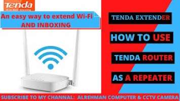 Tenda N301 Wireless N300 Easy Setup Router Unboxing In Hindi And how to useit as a wireless repeater