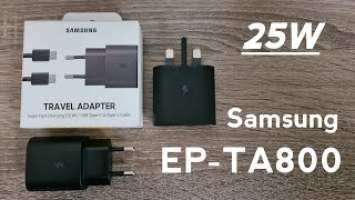 Samsung Super Fast Charging adapter EP-TA800 - EU vs UK version