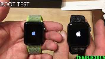 Apple Watch Series 4 Nike+ Sport Loop, watch before you buy. boot test reflective band