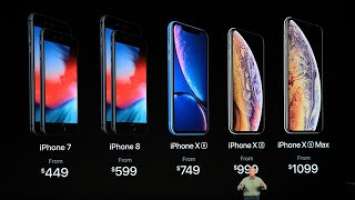  Apple 2018 iPhone XS iPhoneXS Max iPhone XR Apple Watch Series 4