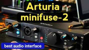 arturia minifuse 2 audio interface sound card for audio recording || technical indar