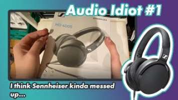 Damn... What the hell Sennheiser. HD400s Unboxing and First Impressions | Audio Idiot #1