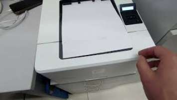 Unpacking and installing the printer HP LaserJet Pro M404dn