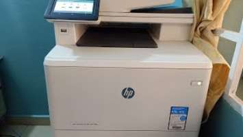 replace toner hp color laserjet pro mfp m479fdw with old chip by your self(ចែករំលែក)