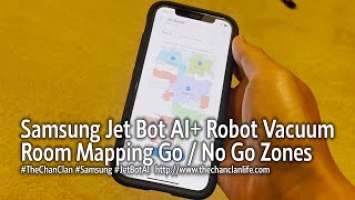 TechTalk: Samsung Jet Bot AI+ Robot Vacuum Room Mapping Go / No Go Zones Demonstration