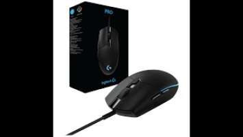 LOGITECH G PRO HERO GAMING MOUSE  UNBOXING