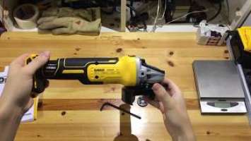 DeWalt DCG405 (413) brushless angle grinder first impressions