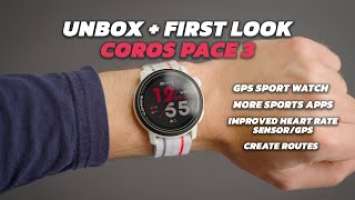 UNBOX + FIRST LOOK | COROS PACE 3